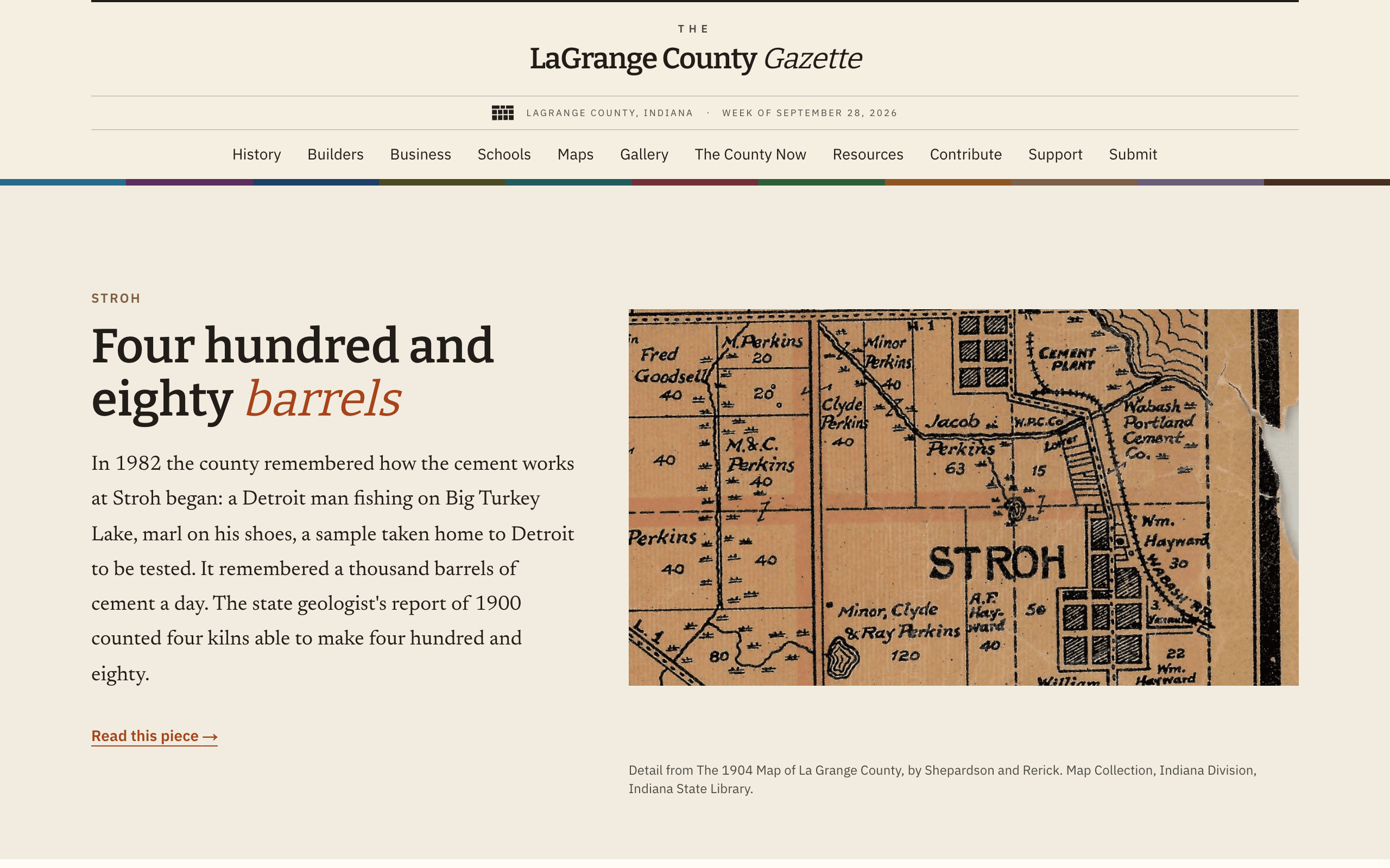 The LaGrange County Gazette